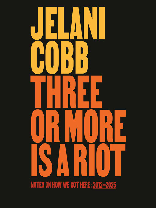 Cover image for Three or More Is a Riot